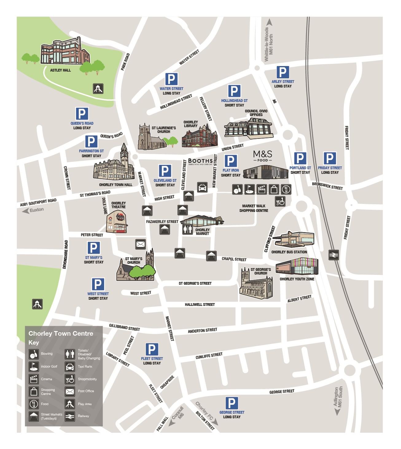 Map of Town Centre 