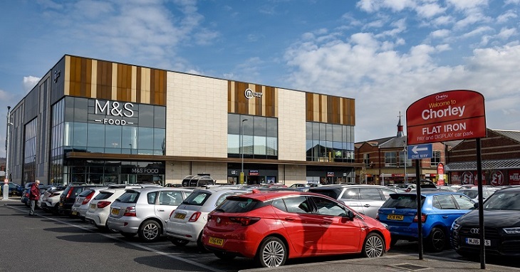 Flat Iron car park, close to Market Walk