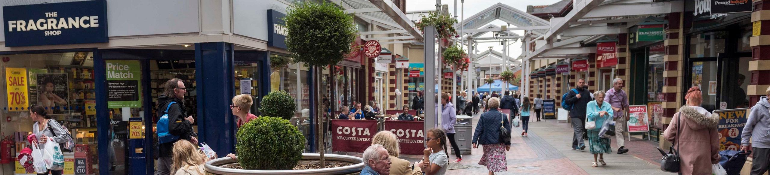 Shopping in Market Walk