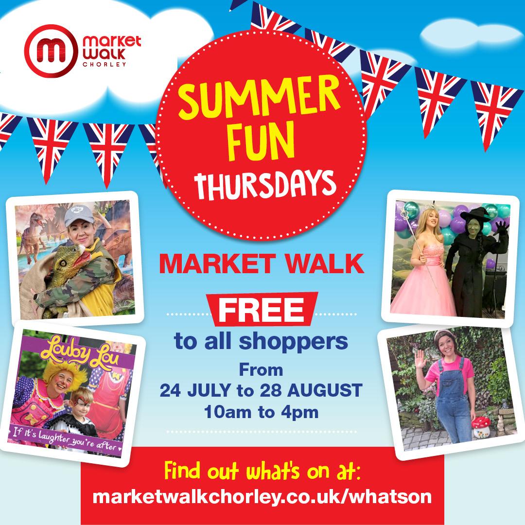 Summer Fun Thursdsays Market Walk